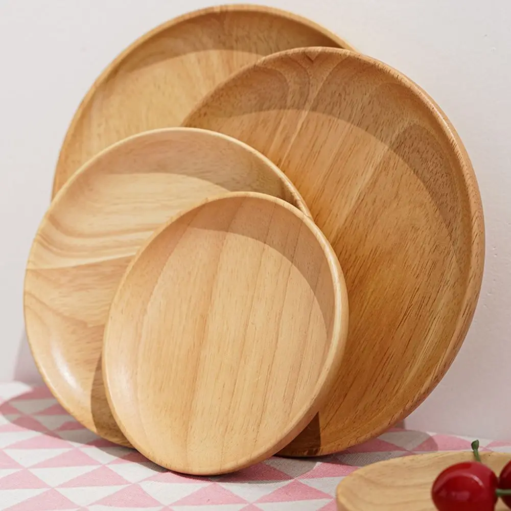 1PC Wooden Tray Creative Japanese Simple Log Anti-fall Tray Wooden Dinner Plate Round Wooden Fruit Plate Kitchen Supplies
1PC Wooden Tray Creative Japanese Simple Log Anti-fall Tray Wooden Dinner Plate Round Wooden Fruit Plate Kitchen Supplies