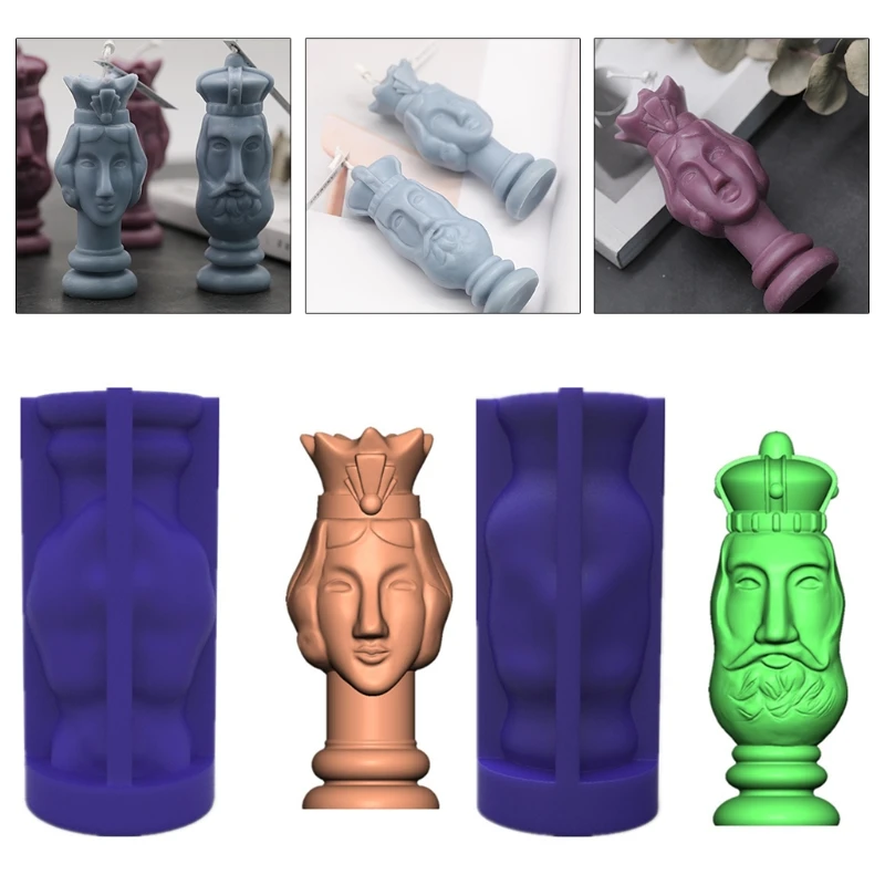 Small Size 3D King/Queen Face Shape Silicone Mold for DIY Decoration Making Soap Candle Melt Resin Polymer Clay
Small Size 3D King/Queen Face Shape Silicone Mold for DIY Decoration Making Soap Candle Melt Resin Polymer Clay