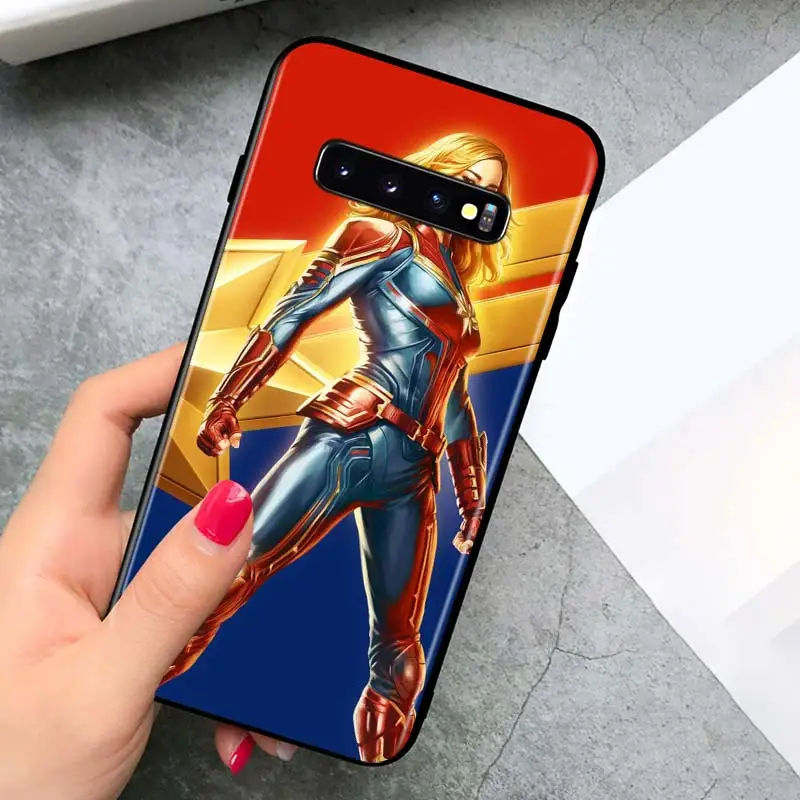 Captain Marvel for Samsung Galaxy S21 Ultra Plus Note 20 10 9 8 S10 S9 S8 S7 S6 Edge Plus Black Soft Phone Case
Captain Marvel for Samsung Galaxy S21 Ultra Plus Note 20 10 9 8 S10 S9 S8 S7 S6 Edge Plus Black Soft Phone Case
