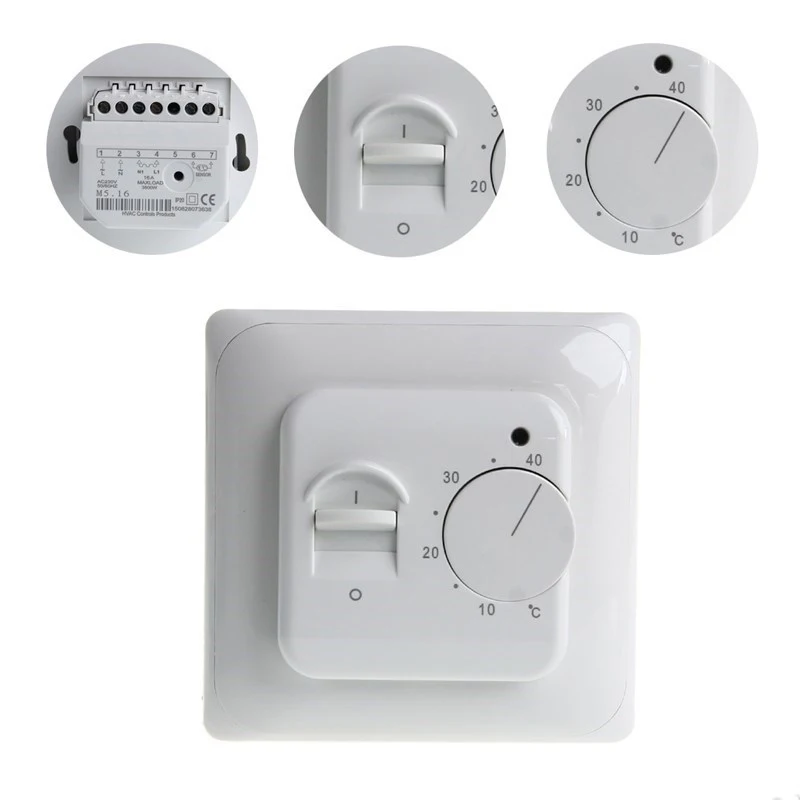 New Universal Mechanical Floor Heating Thermostat AC 220V 230V Electronic Heating Temperature Controller Protection Level
New Universal Mechanical Floor Heating Thermostat AC 220V 230V Electronic Heating Temperature Controller Protection Level