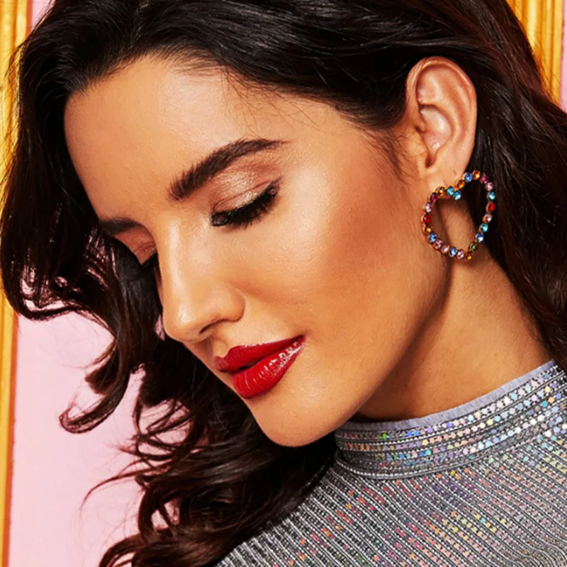 TOTASALLY Trendy Luxury Rhinestone Stud Earrings ZA Geometric Earrings Brincos Oorbellen for Female Wedding Jewelry
TOTASALLY Trendy Luxury Rhinestone Stud Earrings ZA Geometric Earrings Brincos Oorbellen for Female Wedding Jewelry
