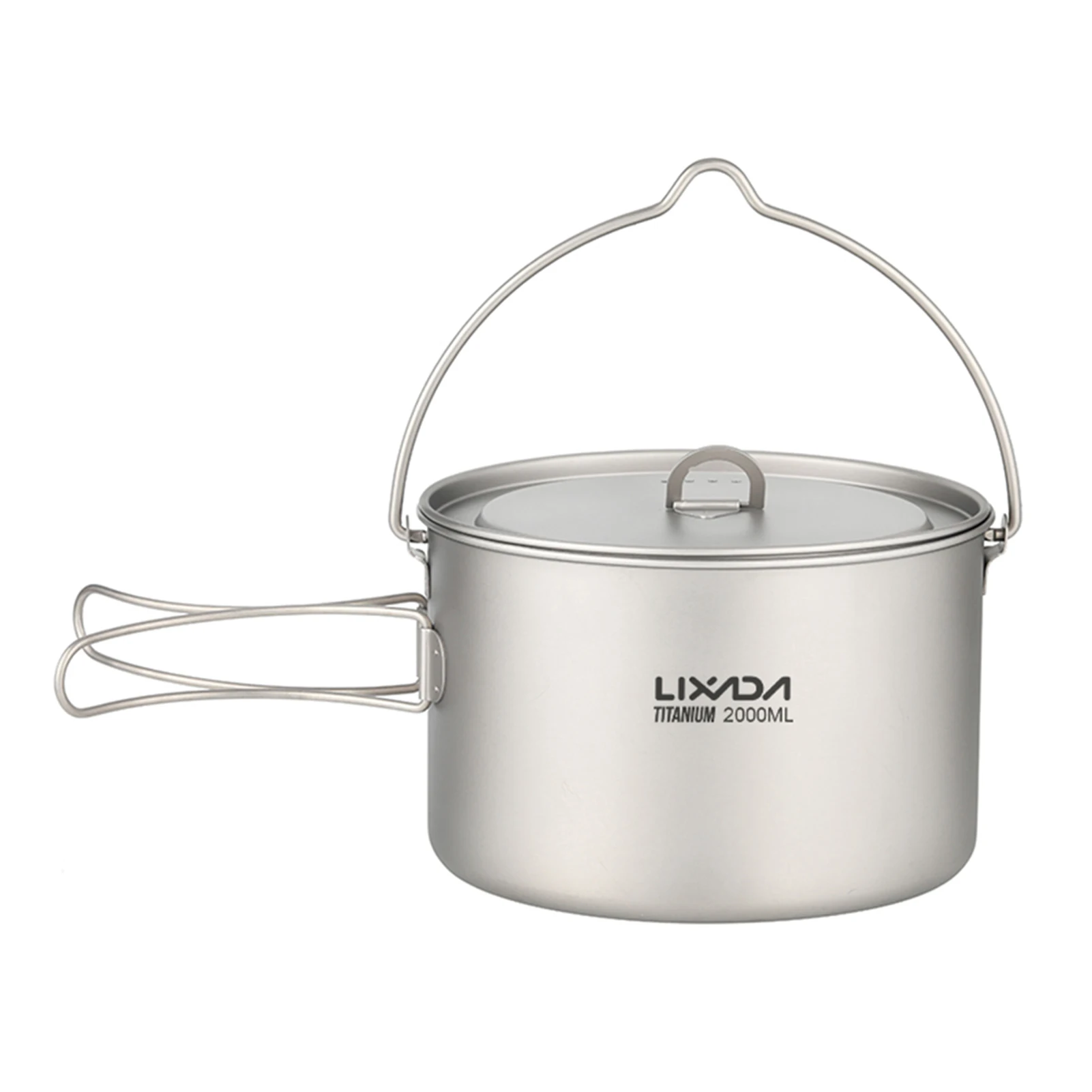 Lixada 2L Titanium Pot Lightweight Outdoor Cup Camping Cooking Pot with Foldable Handles and Lid for Camping Hiking Picnic
Lixada 2L Titanium Pot Lightweight Outdoor Cup Camping Cooking Pot with Foldable Handles and Lid for Camping Hiking Picnic