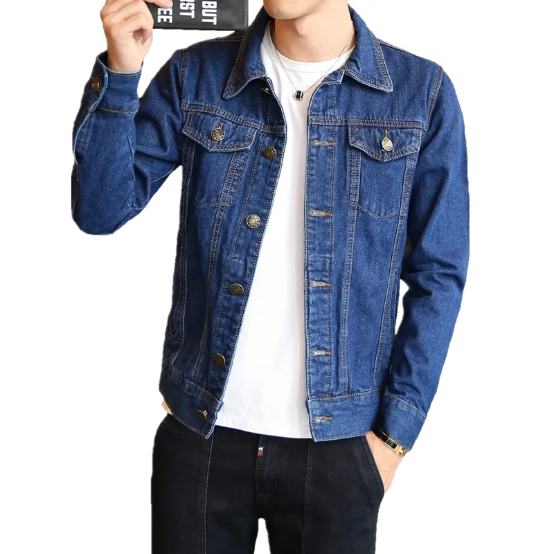 2019 New Men Denim Jacket Light Blue Slim Short Retro Denim Jacket Coat Men's Street Casual Bomber Jacket Jaqueta Macho Size 4XL
2019 New Men Denim Jacket Light Blue Slim Short Retro Denim Jacket Coat Men's Street Casual Bomber Jacket Jaqueta Macho Size 4XL