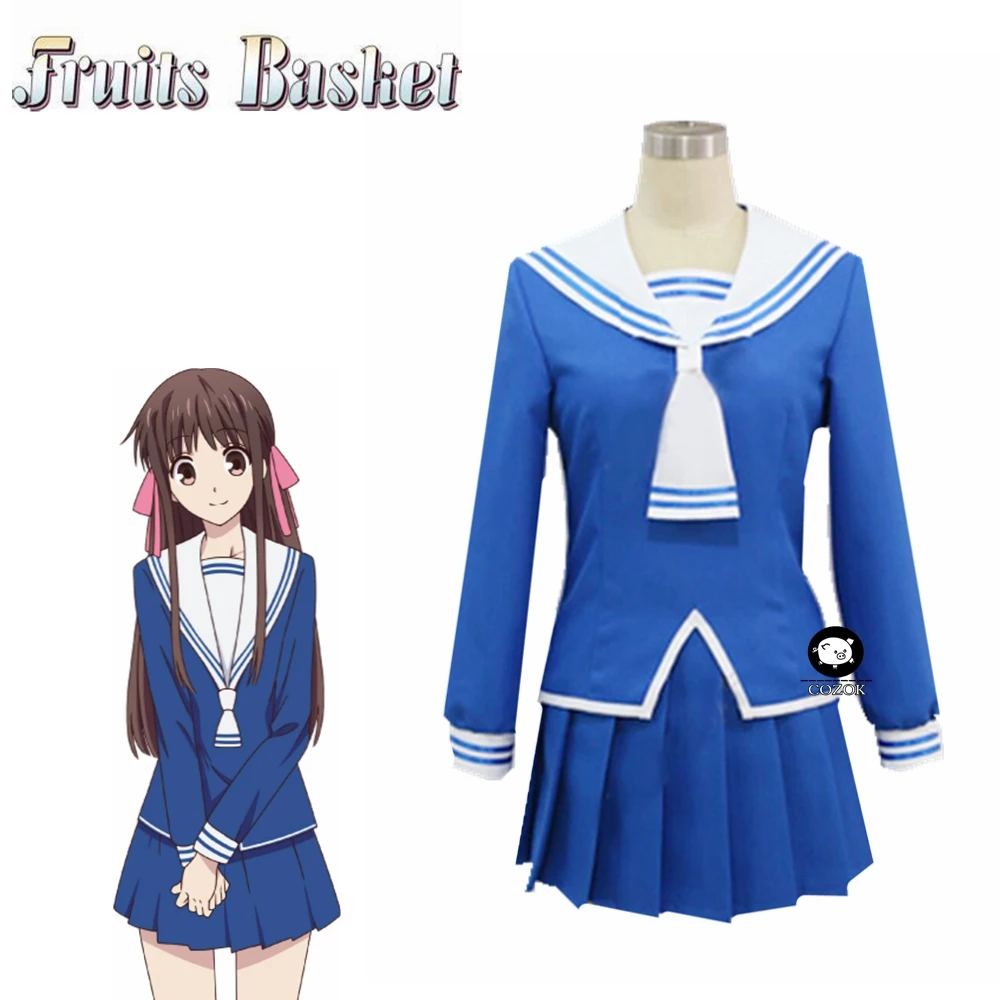 Anime Fruits Basket Cosplay Costume Tohru Honda Cosplay Uniform JK Girl School Uniform Women Sailor Costume Top Skirt
Anime Fruits Basket Cosplay Costume Tohru Honda Cosplay Uniform JK Girl School Uniform Women Sailor Costume Top Skirt
