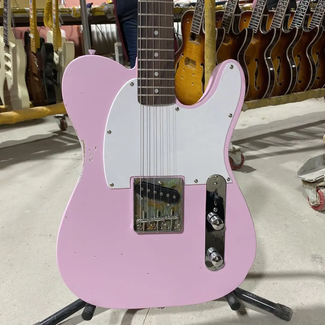 Relic Tele электрическая гитара розовый цвет палисандр фингерборд ручной работы высокое качество гитара бесплатная доставка
Relic Tele электрическая гитара розовый цвет палисандр фингерборд ручной работы высокое качество гитара бесплатная доставка