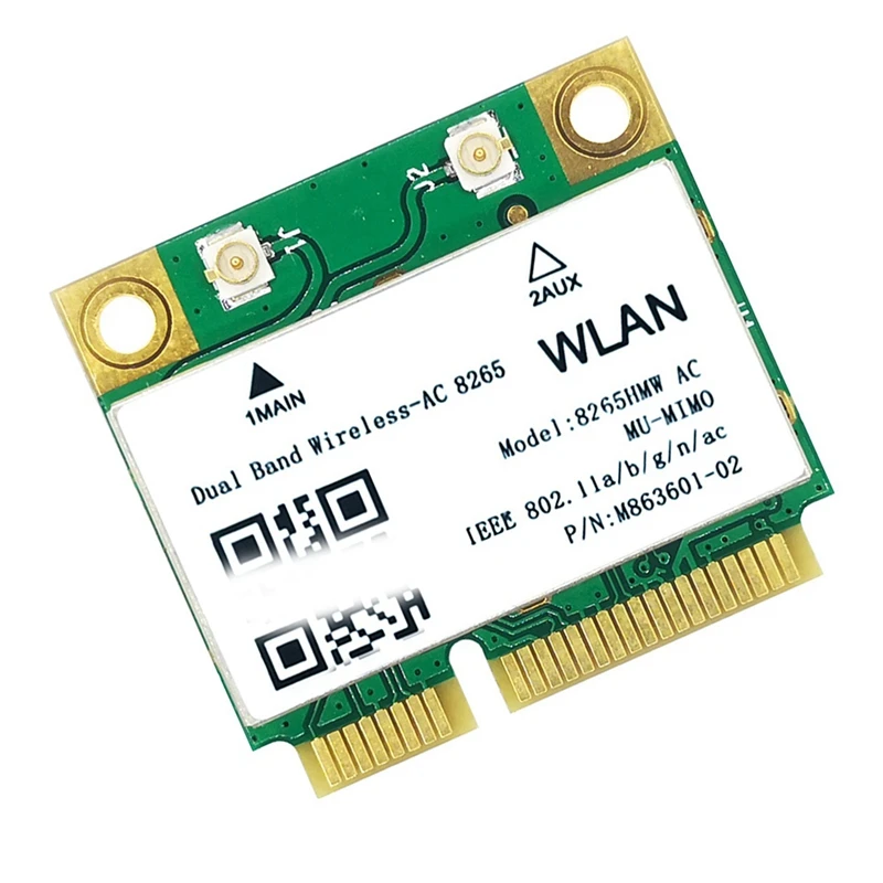 2Set Mini PCI-E AX200 Wi-Fi 6 Wireless Adapter Dual Band Bluetooth 5.1 Wifi Card with 8265 AC WiFi Card 8DB Antenna
2Set Mini PCI-E AX200 Wi-Fi 6 Wireless Adapter Dual Band Bluetooth 5.1 Wifi Card with 8265 AC WiFi Card 8DB Antenna