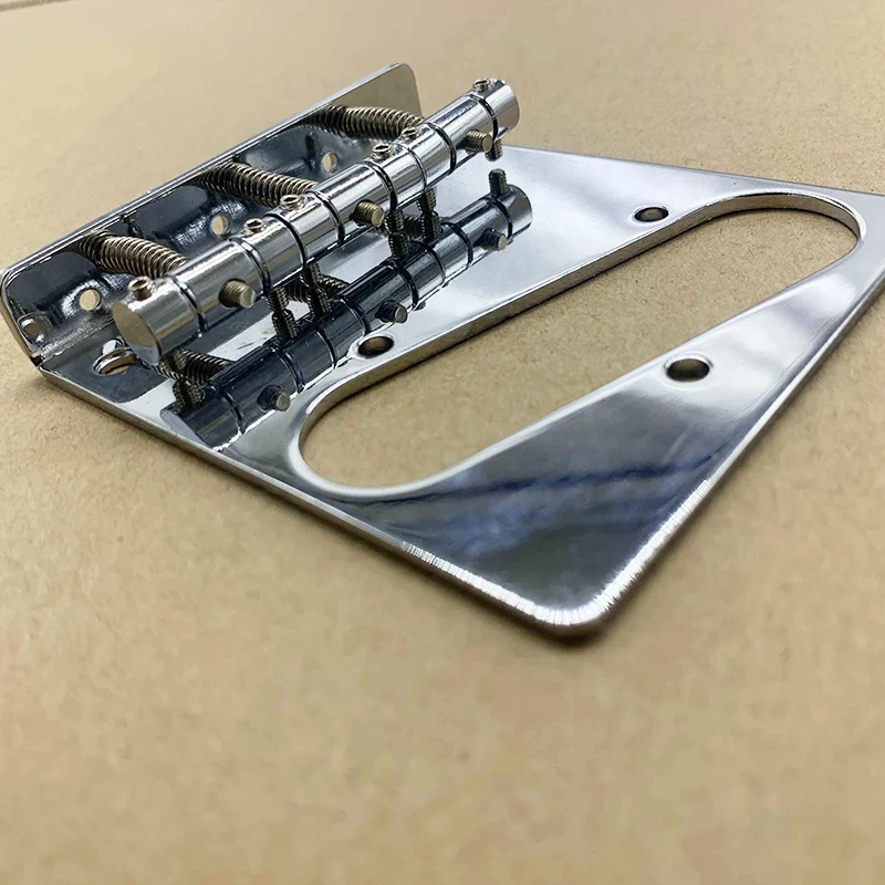 New Electric Guitar 3 Saddle Bridge Ashtray Saddle Bridge with Screws for TL 6 String Electric Guitar Chrome Accessories
New Electric Guitar 3 Saddle Bridge Ashtray Saddle Bridge with Screws for TL 6 String Electric Guitar Chrome Accessories