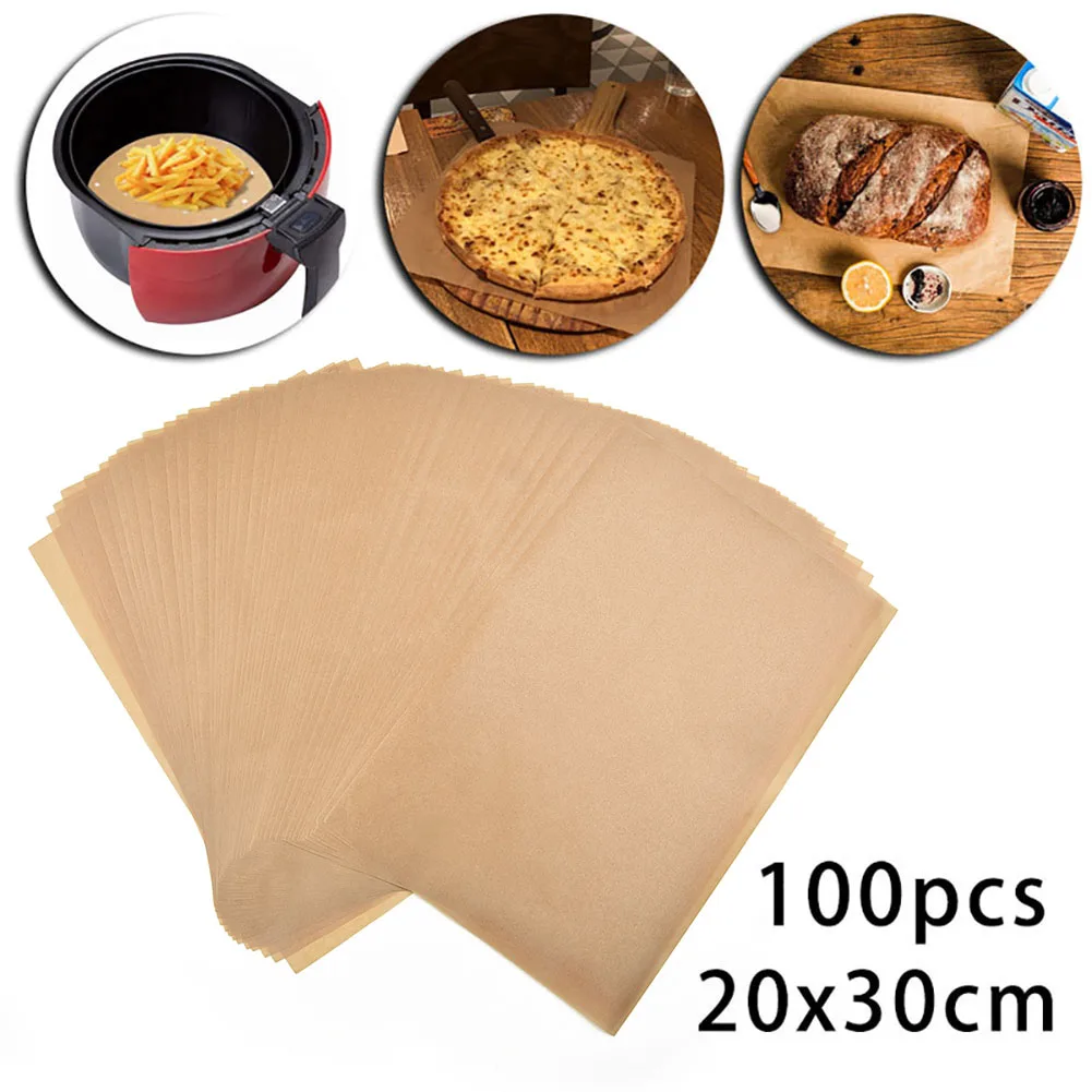 20*30cm 100PCS Parchment Paper Sheets Precut Unbleached Baking Paper Non-Stick For Baking Bread, Pastries, Cookies Etc
20*30cm 100PCS Parchment Paper Sheets Precut Unbleached Baking Paper Non-Stick For Baking Bread, Pastries, Cookies Etc
