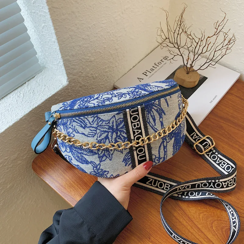 Printing fanny pack for women purses crossbody canvas waist belt bag blue evening clutch luxury waist packs designer chest bag
Printing fanny pack for women purses crossbody canvas waist belt bag blue evening clutch luxury waist packs designer chest bag
