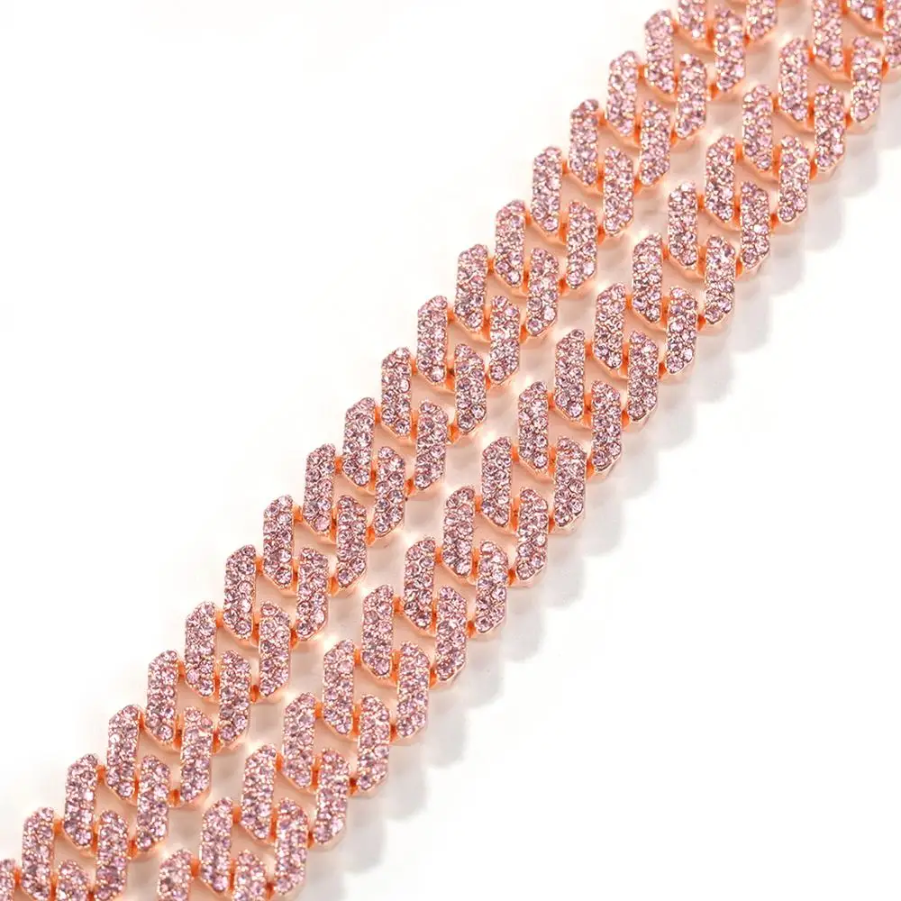 TBTK Hip Hop S-Link Miami Zinc Alloy Iced Out Rhinestone Bracelet Rose gold Cuban Link Chain Charms Jewelry Trendy Unisex Gifts 
TBTK Hip Hop S-Link Miami Zinc Alloy Iced Out Rhinestone Bracelet Rose gold Cuban Link Chain Charms Jewelry Trendy Unisex Gifts