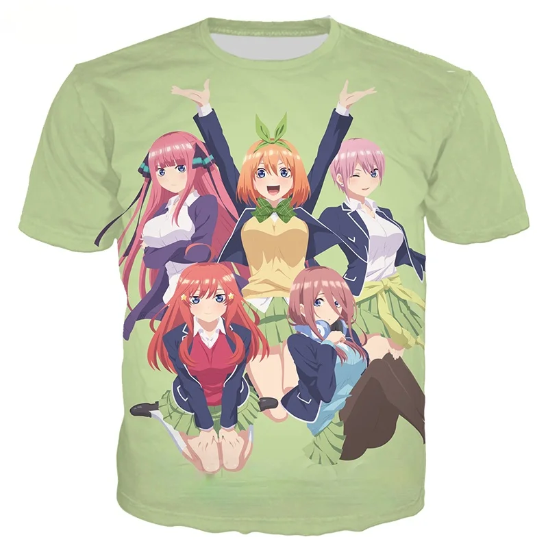 The Quintessential Quintuplets 3D Print Anime T-shirt Men Women Fashion Casual Sweatshirt Harajuku Streetwear Oversized Tops
The Quintessential Quintuplets 3D Print Anime T-shirt Men Women Fashion Casual Sweatshirt Harajuku Streetwear Oversized Tops