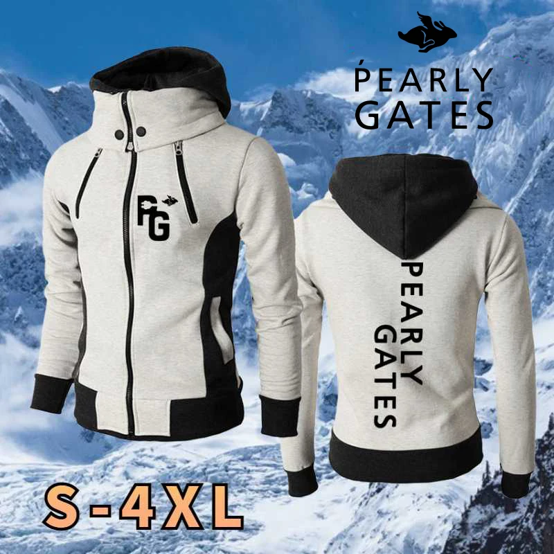 2022 Men's Autumn and Winter Pearly PG Golf Printed Jacket Warm and Windproof Double Zipper Design Men Hooded Turtleneck Coat
2022 Men's Autumn and Winter Pearly PG Golf Printed Jacket Warm and Windproof Double Zipper Design Men Hooded Turtleneck Coat