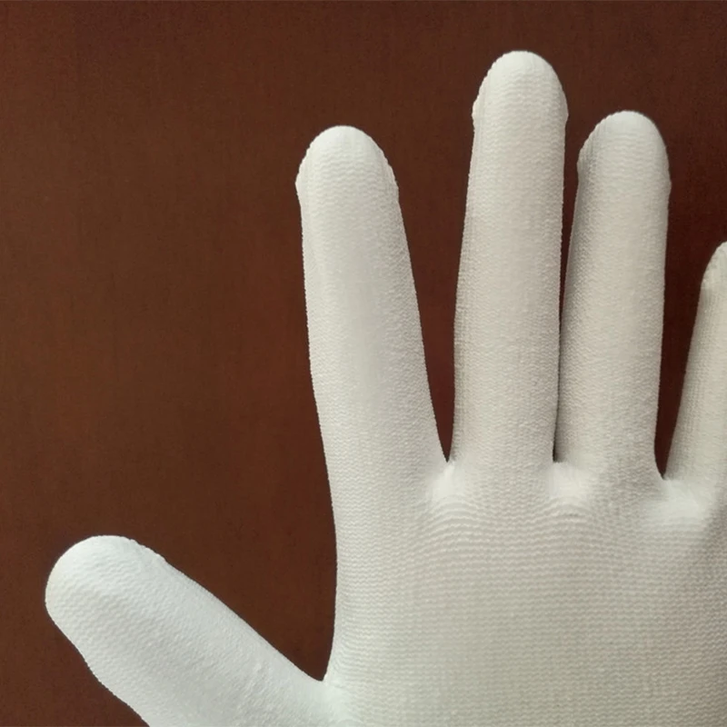 50 Pair Protective Isolation Gloves Anti Static Gloves PU Coated Palm Coated Finger PC Antiskid for Protection 
50 Pair Protective Isolation Gloves Anti Static Gloves PU Coated Palm Coated Finger PC Antiskid for Protection