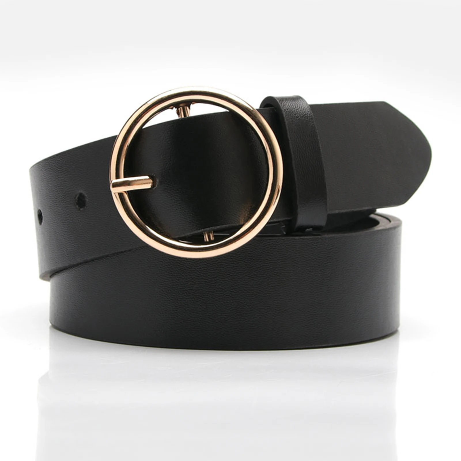 Women PU Casual Adjustable Fashion O Ring Buckle Waistband Ladies Circle Buckle Weist Belt Casual Gifts for Girlfriend Wife
Women PU Casual Adjustable Fashion O Ring Buckle Waistband Ladies Circle Buckle Weist Belt Casual Gifts for Girlfriend Wife