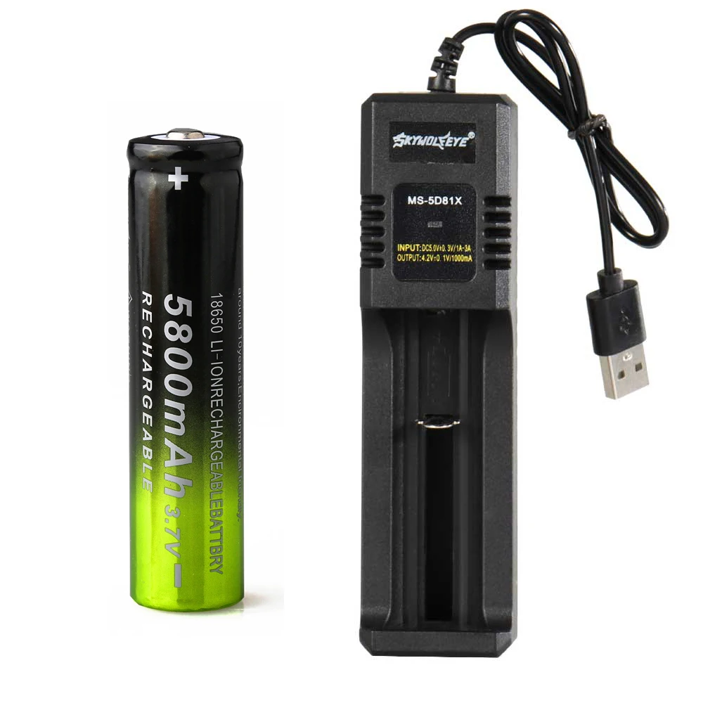 Универсальное умное перезаряжаемое Зарядное устройство USB + аккумулятор 18650 5000 мАч/5800 мач для налобного фонарика
Универсальное умное перезаряжаемое Зарядное устройство USB + аккумулятор 18650 5000 мАч/5800 мач для налобного фонарика