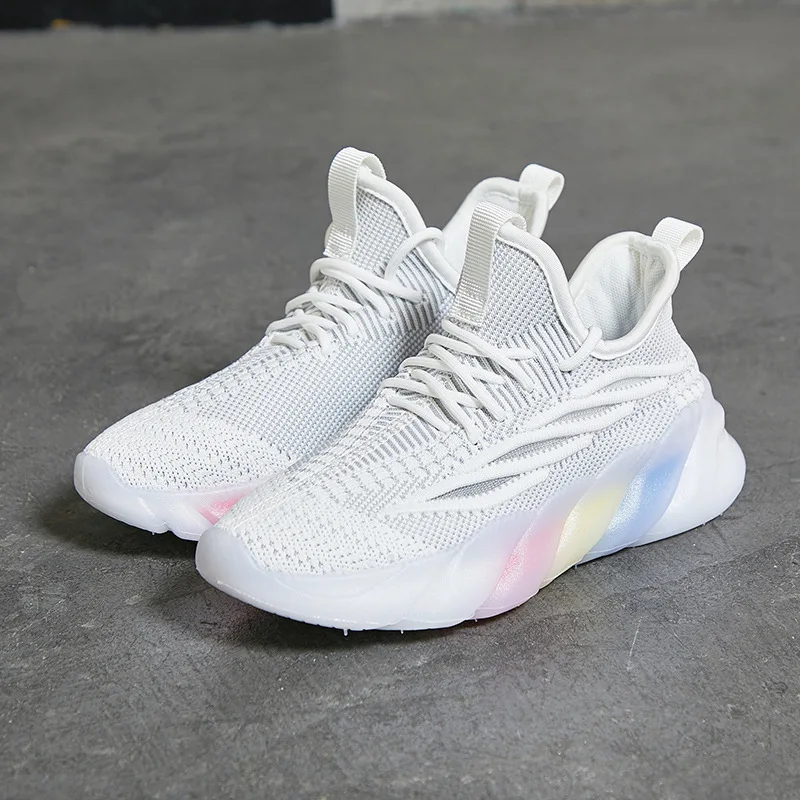 Jelly Bottom Rainbow Old Shoes Female Summer 2021 New Korean Version of Flying Mesh Breathable All-match Sneakers
Jelly Bottom Rainbow Old Shoes Female Summer 2021 New Korean Version of Flying Mesh Breathable All-match Sneakers