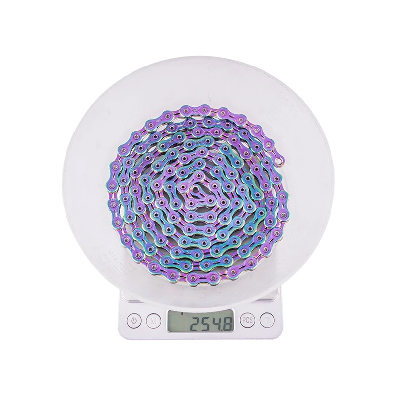 ZTTO 10 Speed Colorful Bicycle Chain 10S MTB 10Speed Mountain Road Bike Ultralight Durable Bike Parts 
ZTTO 10 Speed Colorful Bicycle Chain 10S MTB 10Speed Mountain Road Bike Ultralight Durable Bike Parts