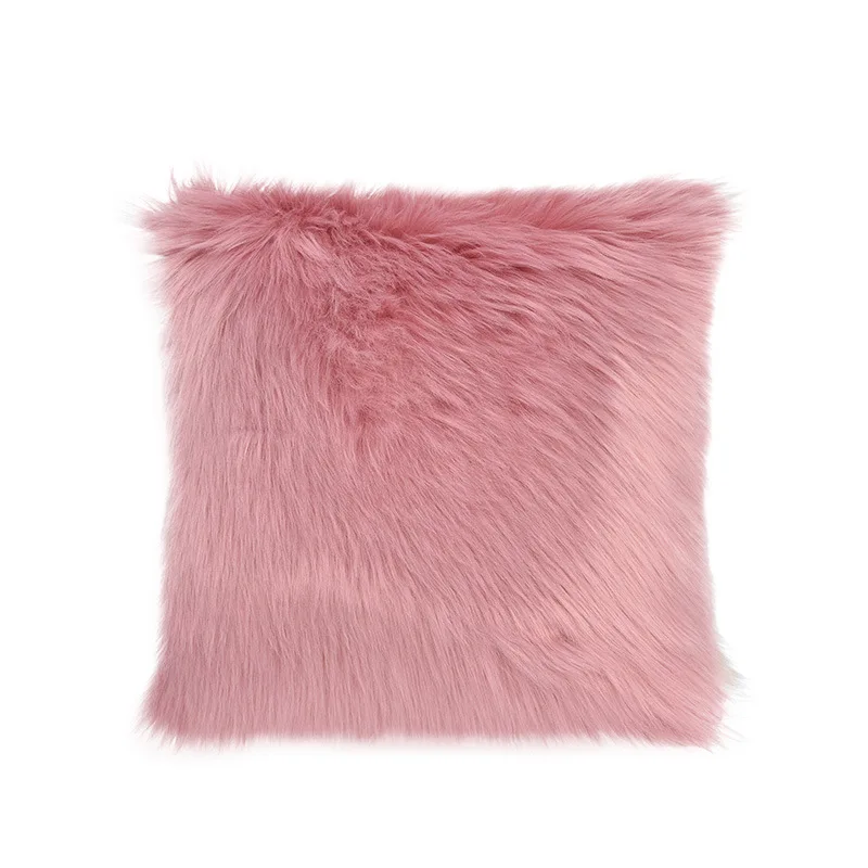 Wool pillowcase plush pillowcase living room sofa cute pillowcase ins Nordic style
Wool pillowcase plush pillowcase living room sofa cute pillowcase ins Nordic style