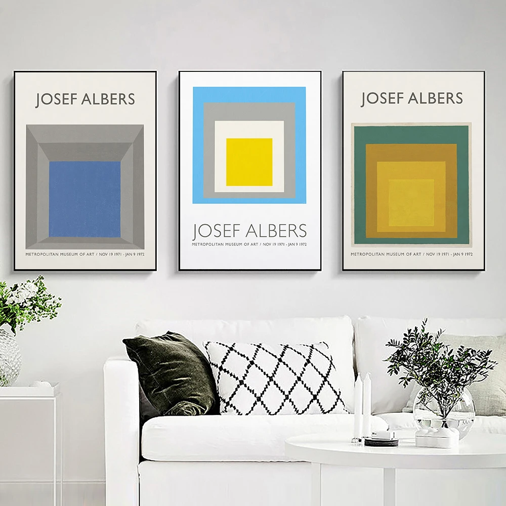 Abstract Square Illustration Canvas Print Painting Museum Josef Albers Exhibition Posters Wall Art Pictures Home Gallery Decor
Abstract Square Illustration Canvas Print Painting Museum Josef Albers Exhibition Posters Wall Art Pictures Home Gallery Decor