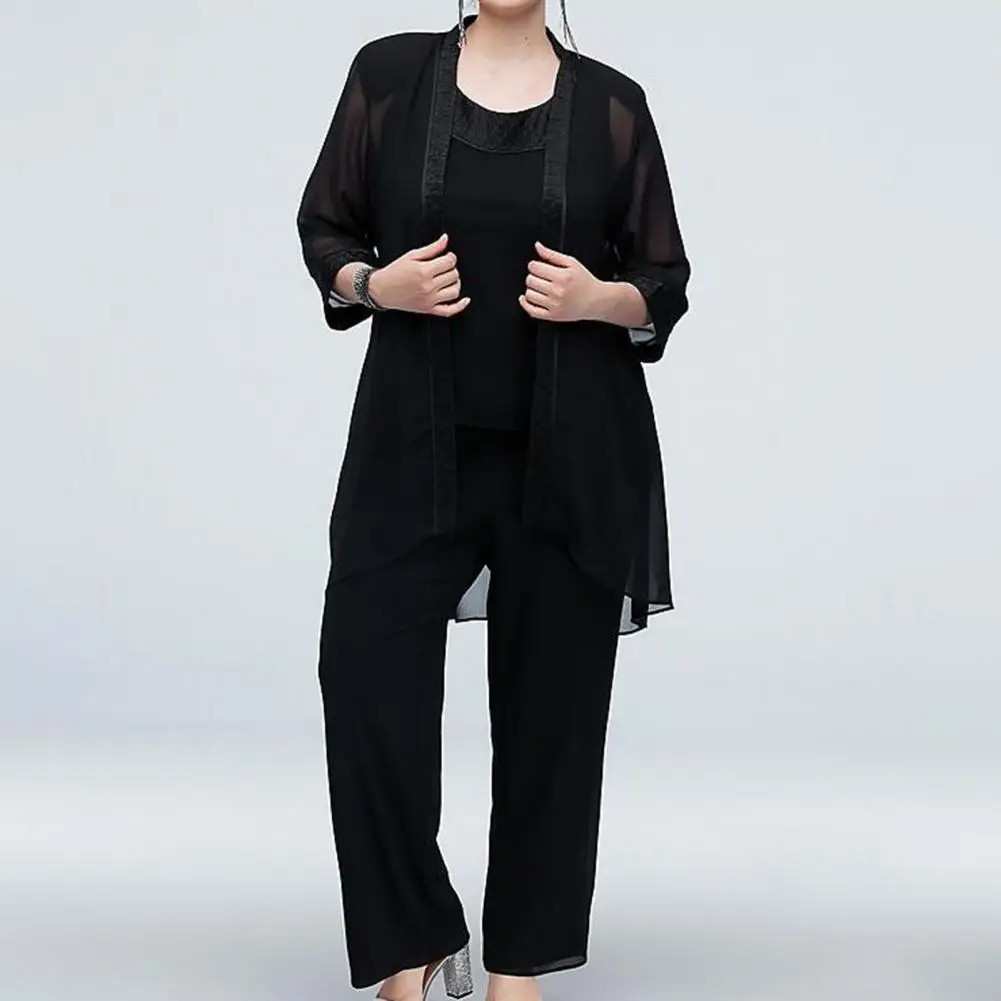 Женский офисный деловой костюм, однотонный сетчатый кружевной топ и прямые брюки с высокой талией, весна-осень 2022
Женский офисный деловой костюм, однотонный сетчатый кружевной топ и прямые брюки с высокой талией, весна-осень 2022