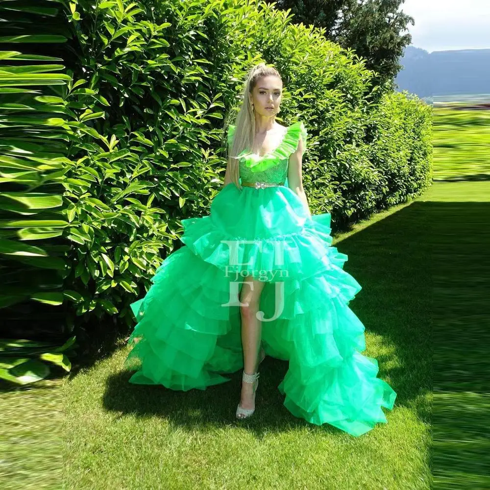 2021 Designer Hi Low Tulle Dresses Wtih Train Extra Puffy Women Fluffy Tutu Dress Custom Made Plus Size Maxi Party Gowns
2021 Designer Hi Low Tulle Dresses Wtih Train Extra Puffy Women Fluffy Tutu Dress Custom Made Plus Size Maxi Party Gowns