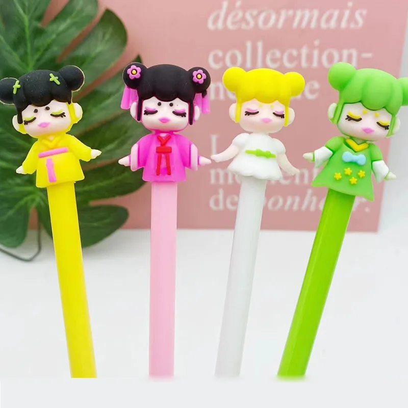 36 pcs/lot Kawaii Beautiful girl Gel Pen Cute 0.5mm black ink Signature Pens Office School Writing Supplies gift
36 pcs/lot Kawaii Beautiful girl Gel Pen Cute 0.5mm black ink Signature Pens Office School Writing Supplies gift