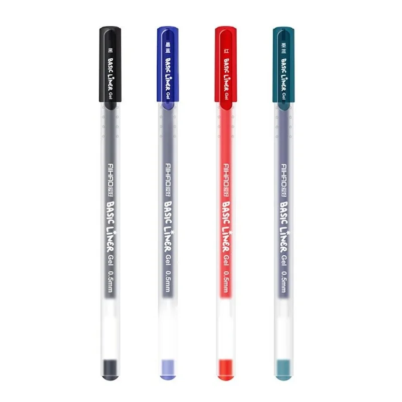 4Pcs Basic Liner Roller Ball Pen for Writing Signature 0.5mm Ballpoint 4Color Gel Ink Pens Office School Supplies Stationery
4Pcs Basic Liner Roller Ball Pen for Writing Signature 0.5mm Ballpoint 4Color Gel Ink Pens Office School Supplies Stationery