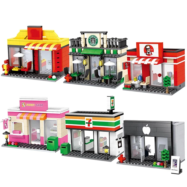 City Mini street Retail View Houses Building Blocks Architecture road corner 3D Model Cafe City toy
City Mini street Retail View Houses Building Blocks Architecture road corner 3D Model Cafe City toy