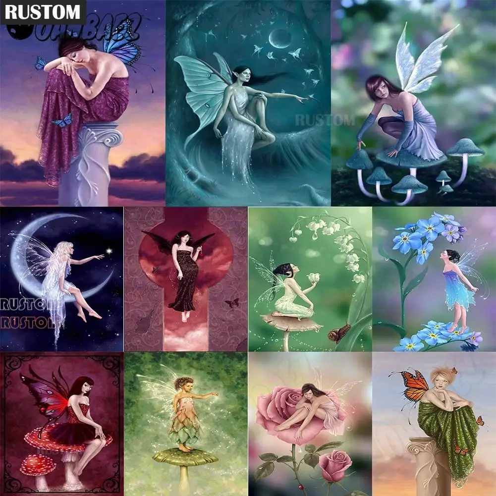 Diamond Painting Fairy Girl 5D Diy Butterfly Elf Cross Stitch Mosaic Patch Diamond Embroidery Inlaid Gift Decoration Design
Diamond Painting Fairy Girl 5D Diy Butterfly Elf Cross Stitch Mosaic Patch Diamond Embroidery Inlaid Gift Decoration Design