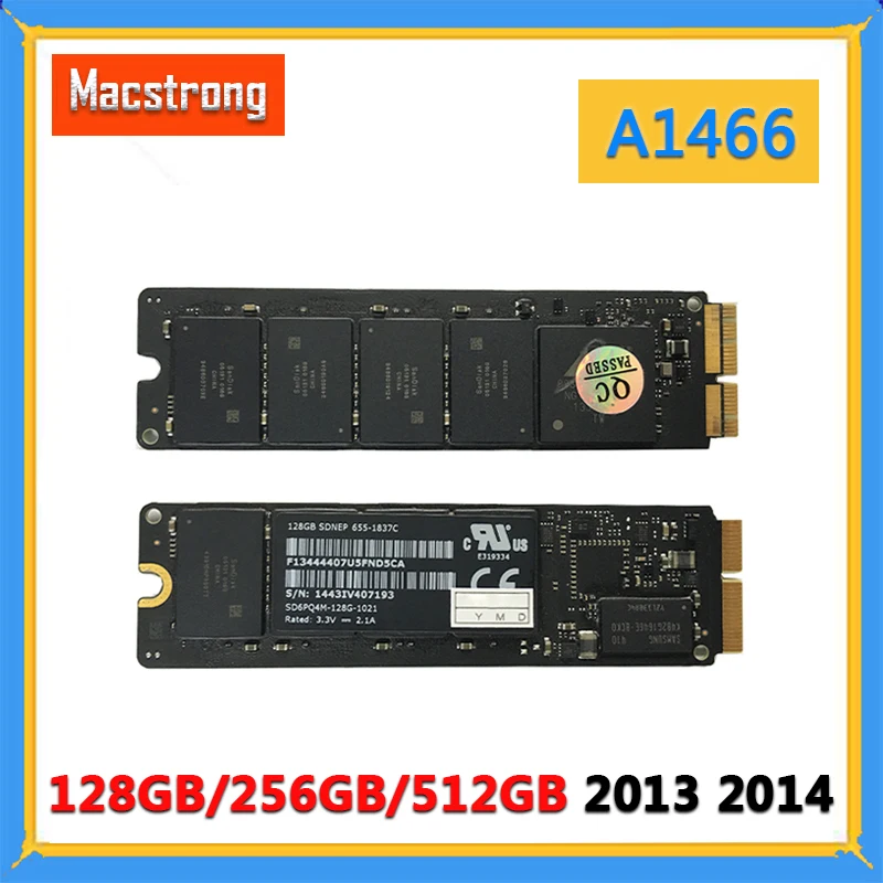 Оригинальный твердотельный накопитель A1466 SSD для Macbook Air Retina A1465 A1502 A1398 128 ГБ 256 ГБ 512 ГБ 2013 2014
Оригинальный твердотельный накопитель A1466 SSD для Macbook Air Retina A1465 A1502 A1398 128 ГБ 256 ГБ 512 ГБ 2013 2014