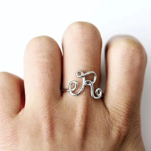 A-Z 26 Initial Letters Name Rings for Women Fashion Korea Style Metal Thin Finger Openning Ring Bridal Gifts Wedding Jewelry
A-Z 26 Initial Letters Name Rings for Women Fashion Korea Style Metal Thin Finger Openning Ring Bridal Gifts Wedding Jewelry