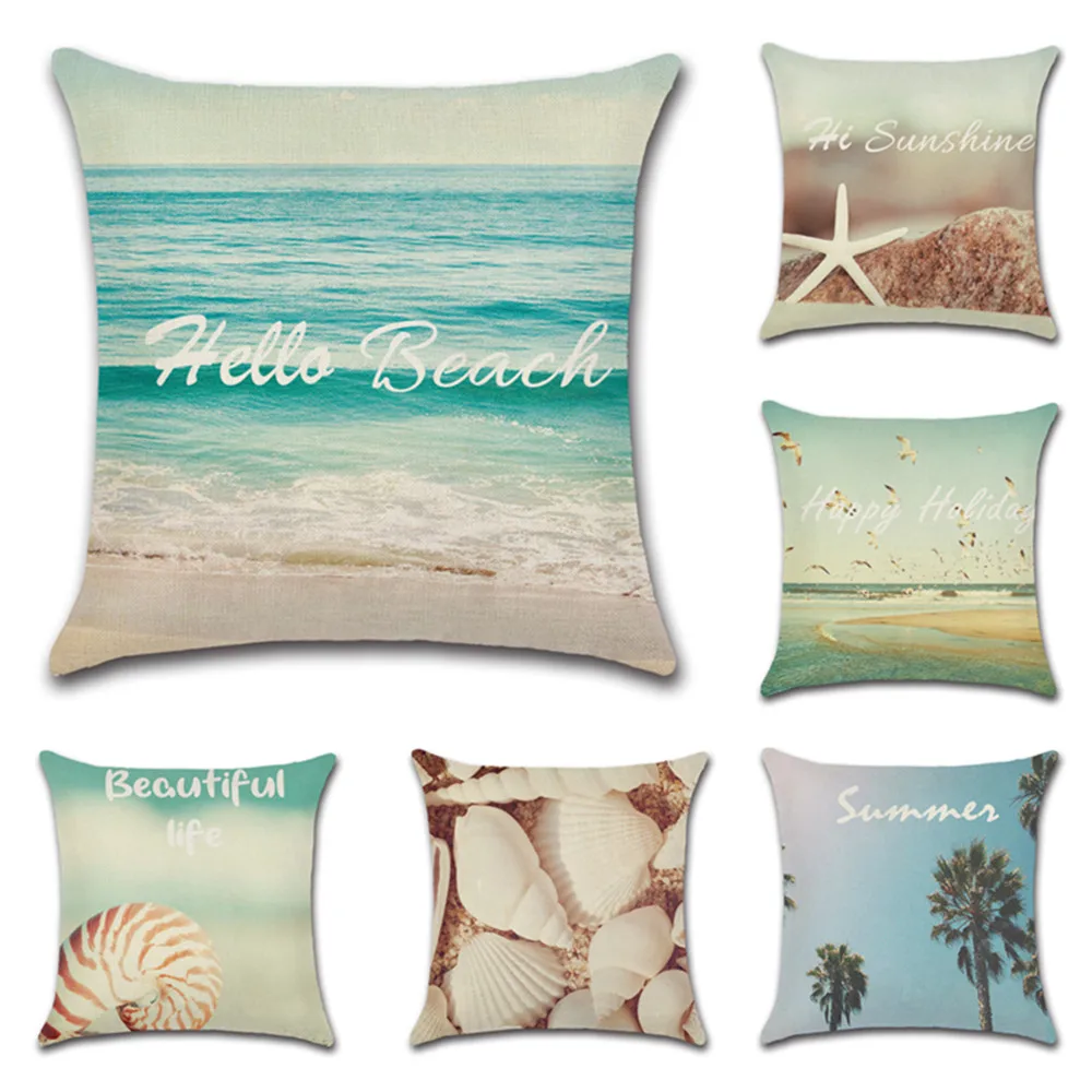New beach and seaside landscape theme Printing Pillow Case Home Decoration Linen Sofa Pillow Cover Car Cushion Cover 45cm*45cm
New beach and seaside landscape theme Printing Pillow Case Home Decoration Linen Sofa Pillow Cover Car Cushion Cover 45cm*45cm