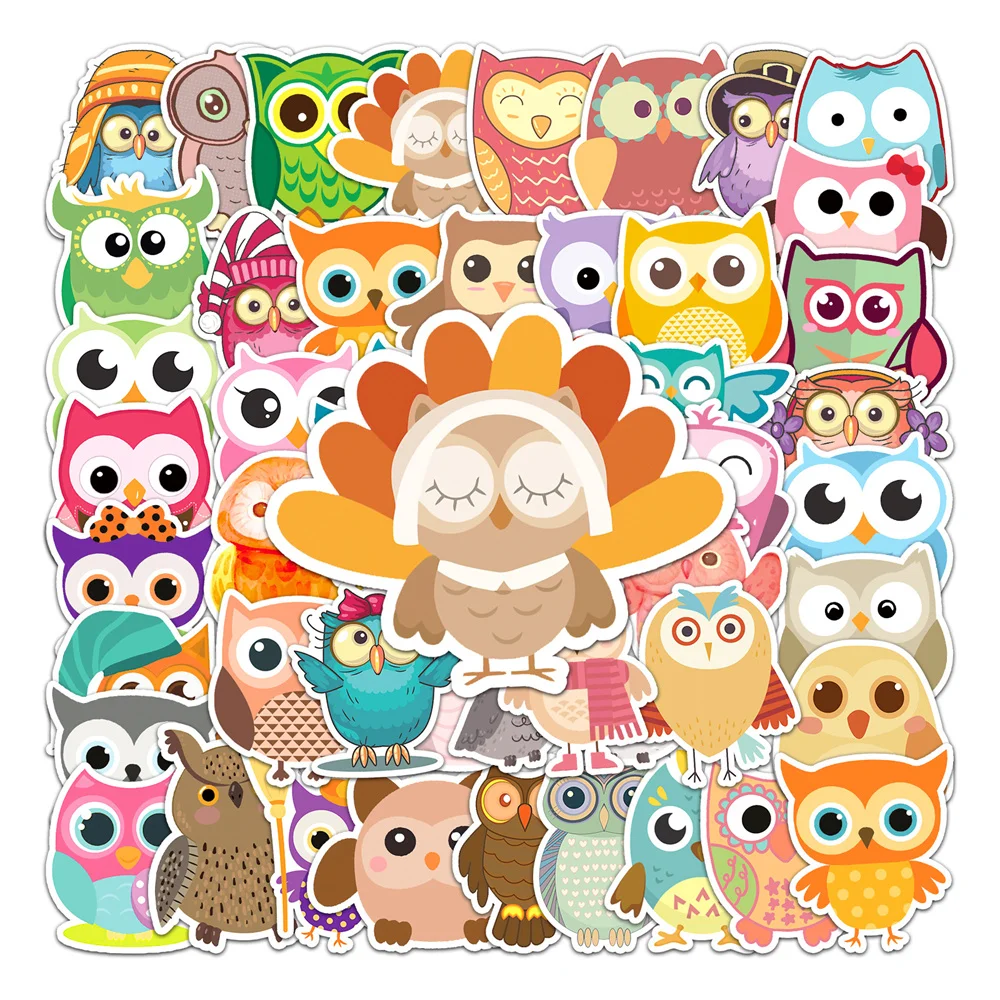 10/30/50PCS Owl Suitcase Sticker Animal Trend Graffiti Waterproof Suitcase Laptop Decoration Sticker Wholesale
10/30/50PCS Owl Suitcase Sticker Animal Trend Graffiti Waterproof Suitcase Laptop Decoration Sticker Wholesale