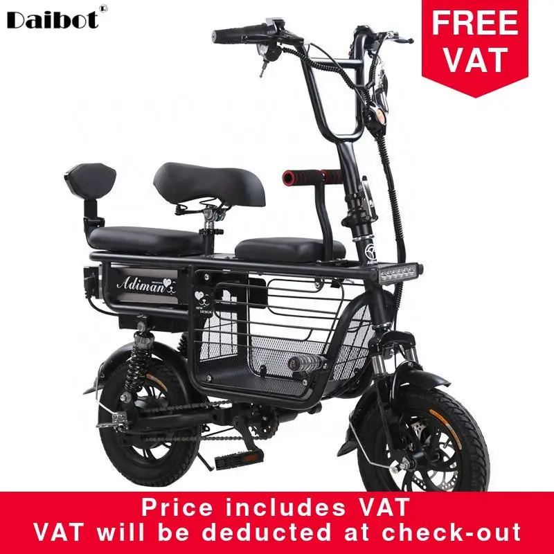 Daibot Electric Bike Bicycle Parent-child Two Wheels Electric Bicycles 48V 80KM Smart Portable Electric Scooter With Three Seats
Daibot Electric Bike Bicycle Parent-child Two Wheels Electric Bicycles 48V 80KM Smart Portable Electric Scooter With Three Seats
