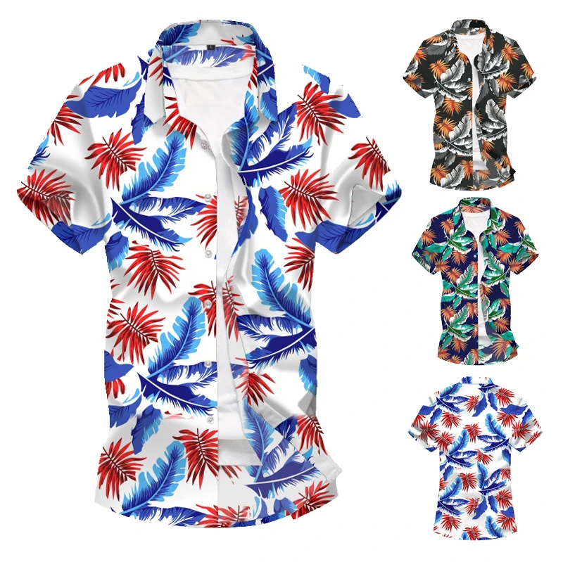2019 New Men's Short Sleeve Floral Shirts Hawaii Casual Flower Printed Beach Shirt Basic Tops M-3XL
2019 New Men's Short Sleeve Floral Shirts Hawaii Casual Flower Printed Beach Shirt Basic Tops M-3XL