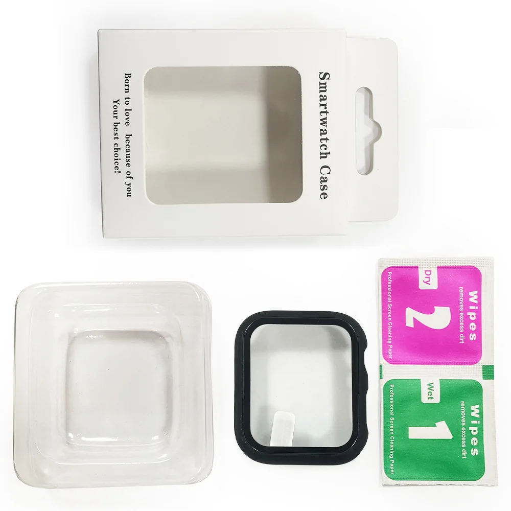 Case+glass for Apple watch 6 44mm 40mm 38mm 42mm Smartwatch screen protector cover case Apple watch series 3 4 5 SE Accessories
Case+glass for Apple watch 6 44mm 40mm 38mm 42mm Smartwatch screen protector cover case Apple watch series 3 4 5 SE Accessories