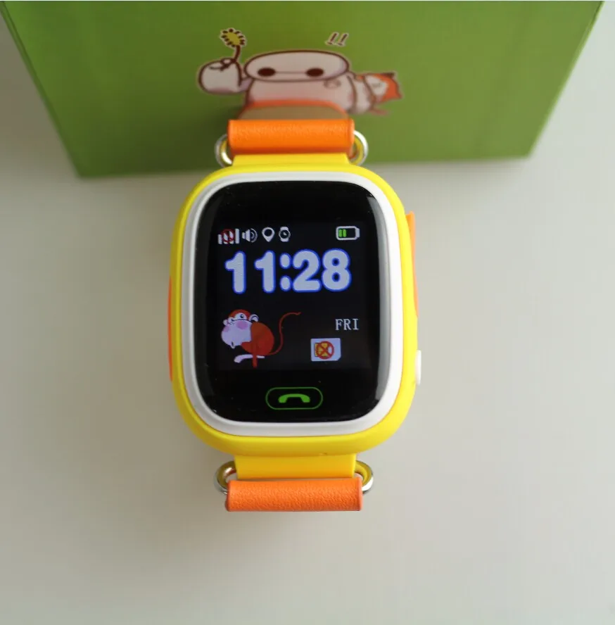 Q90 детские телефоны детям GPS Wifi Smart baby Watch SOS расположение Finder Locator Устройства