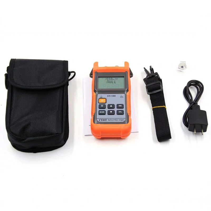 CY190S MINI OTDR VFL Fiber Optical Ranger Visual Electronic Cable Fault Locator Visual Fault Locator
CY190S MINI OTDR VFL Fiber Optical Ranger Visual Electronic Cable Fault Locator Visual Fault Locator