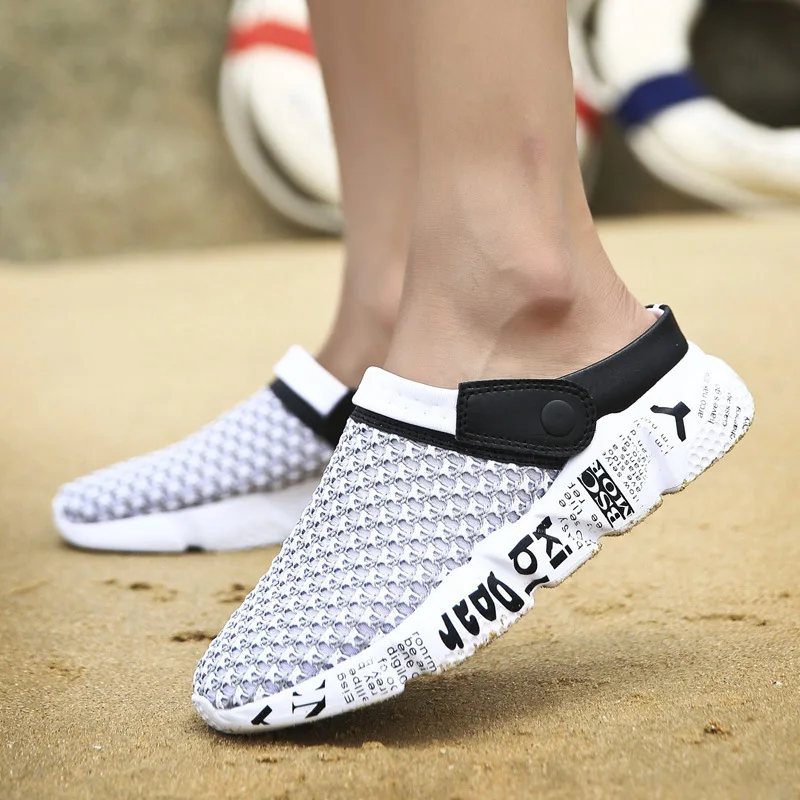 Sandals Men's Net Shoes Summer Men's Shoes Breathable Hollow Holes Outdoor Wading Shoes Casual Slippers Large Size 46
Sandals Men's Net Shoes Summer Men's Shoes Breathable Hollow Holes Outdoor Wading Shoes Casual Slippers Large Size 46