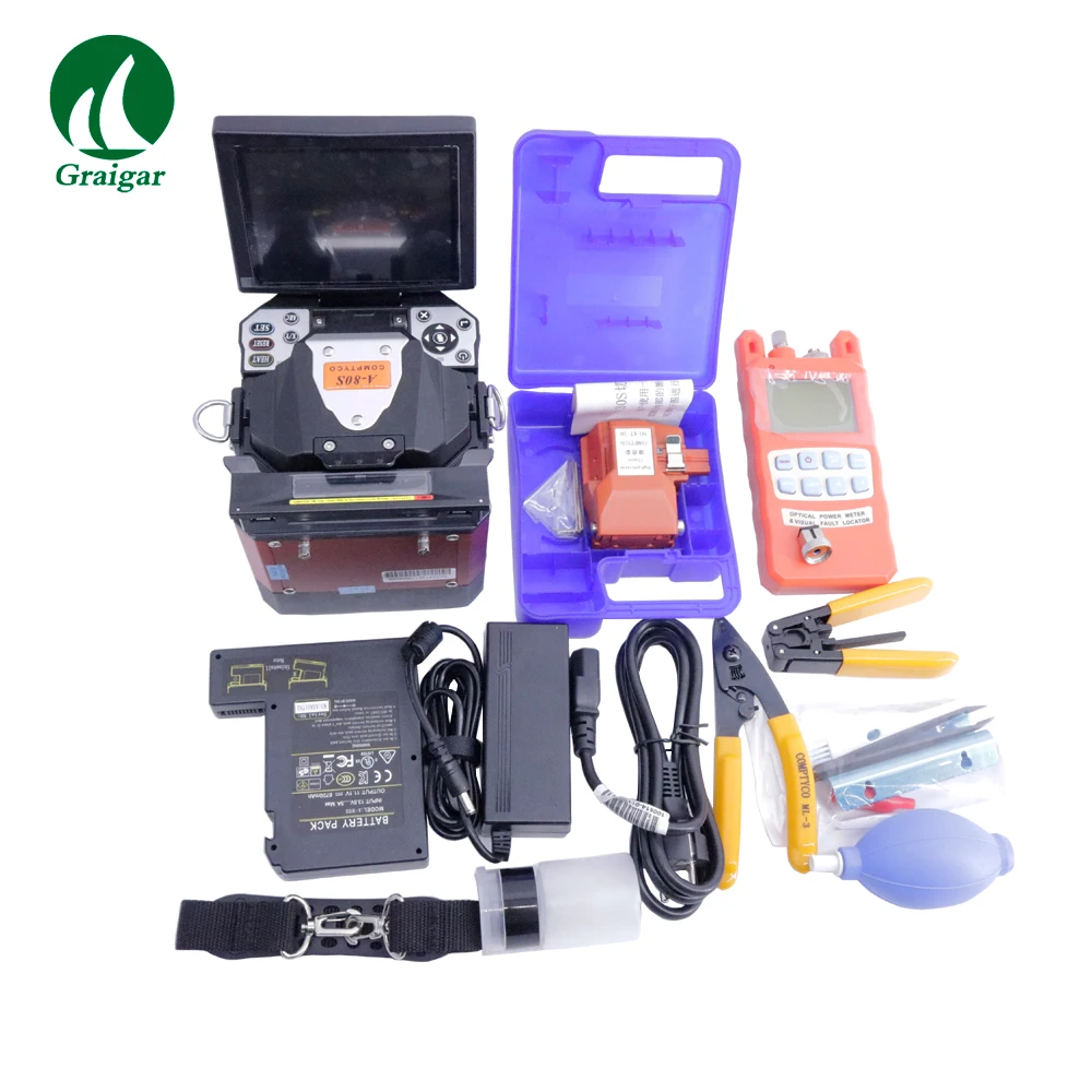A-80S Automatic Fusion Splicer Machine Fiber Optic Fusion Splicer Return Loss: Over 60dB Typical Heating Duration: 26 seconds
A-80S Automatic Fusion Splicer Machine Fiber Optic Fusion Splicer Return Loss: Over 60dB Typical Heating Duration: 26 seconds
