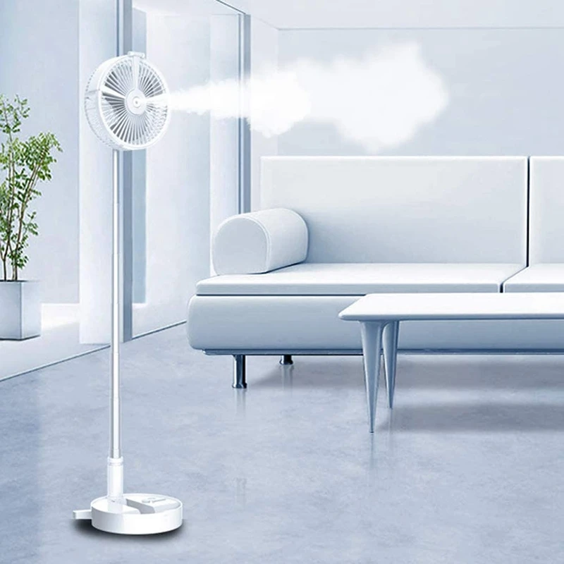 Portable USB Charging Fan Folding Fans Home Desktop Landing Silent Spray Fan Air Cooler Desktop Floor Standing Fan
Portable USB Charging Fan Folding Fans Home Desktop Landing Silent Spray Fan Air Cooler Desktop Floor Standing Fan