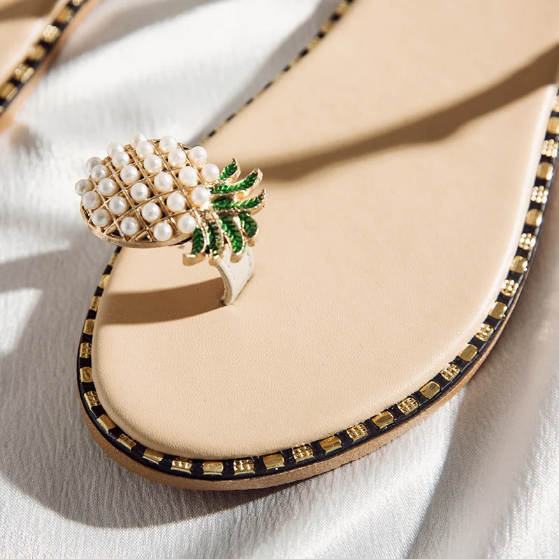 Slippers Women Shoes Summer sandals Beach Pineapple Flat Slippers Outside Slides Zapatos De Mujer Shining Crystal Ladies Shoes
Slippers Women Shoes Summer sandals Beach Pineapple Flat Slippers Outside Slides Zapatos De Mujer Shining Crystal Ladies Shoes
