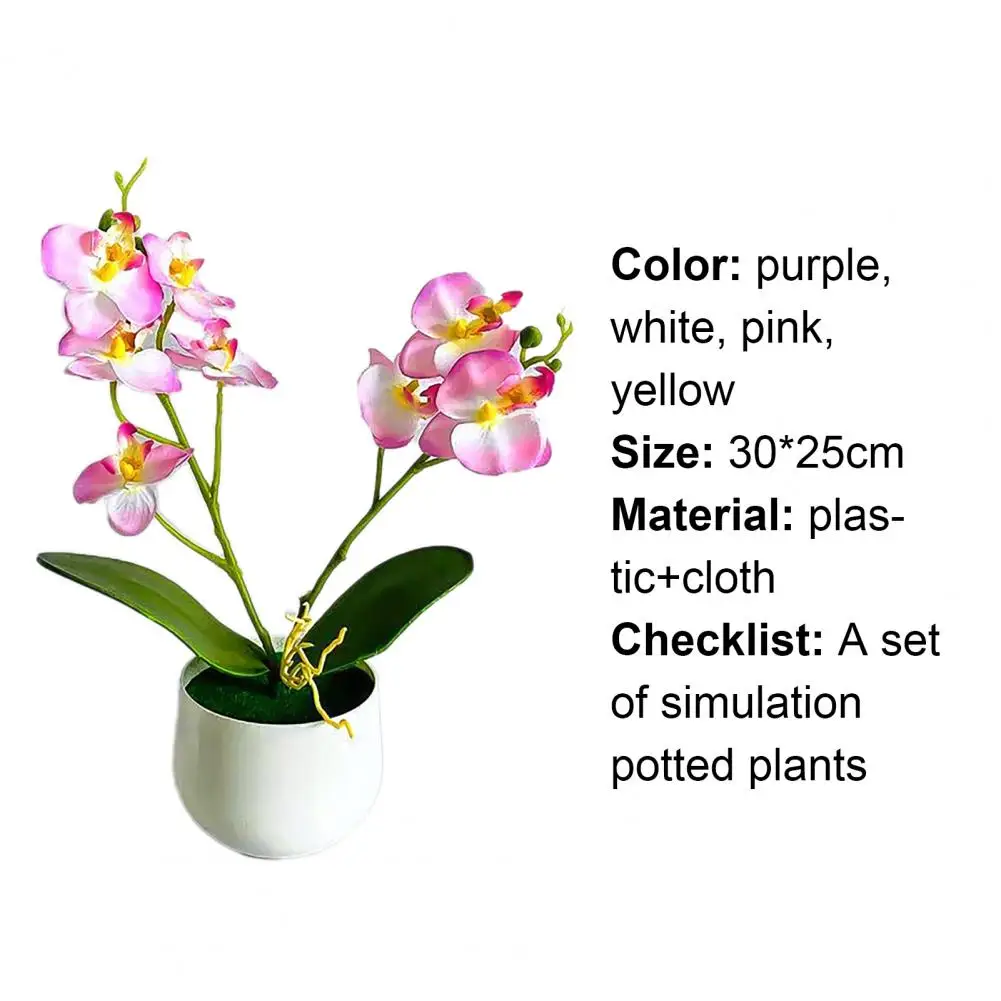 1 Set Fake Flower Eco-friendly Easy to Clean Fabric Simulation Potted Plants for Household
1 Set Fake Flower Eco-friendly Easy to Clean Fabric Simulation Potted Plants for Household