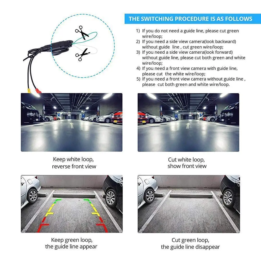 Car Rear View Camera Night Vision Waterproof Auto Front/Side/Rear View Monitor Reversing Camera Car Rear-view Parking Camer Y2O2
Car Rear View Camera Night Vision Waterproof Auto Front/Side/Rear View Monitor Reversing Camera Car Rear-view Parking Camer Y2O2