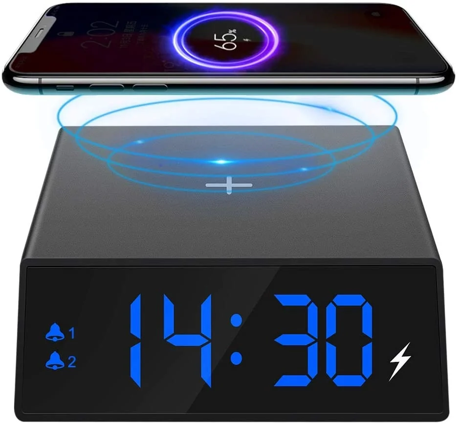 Wirel Charging Alarm Clo 2-in-1 LED Digital Alarm Clo with Qi Wirel Charger Snooze 4 Brightn Dual Alarm
Wirel Charging Alarm Clo 2-in-1 LED Digital Alarm Clo with Qi Wirel Charger Snooze 4 Brightn Dual Alarm