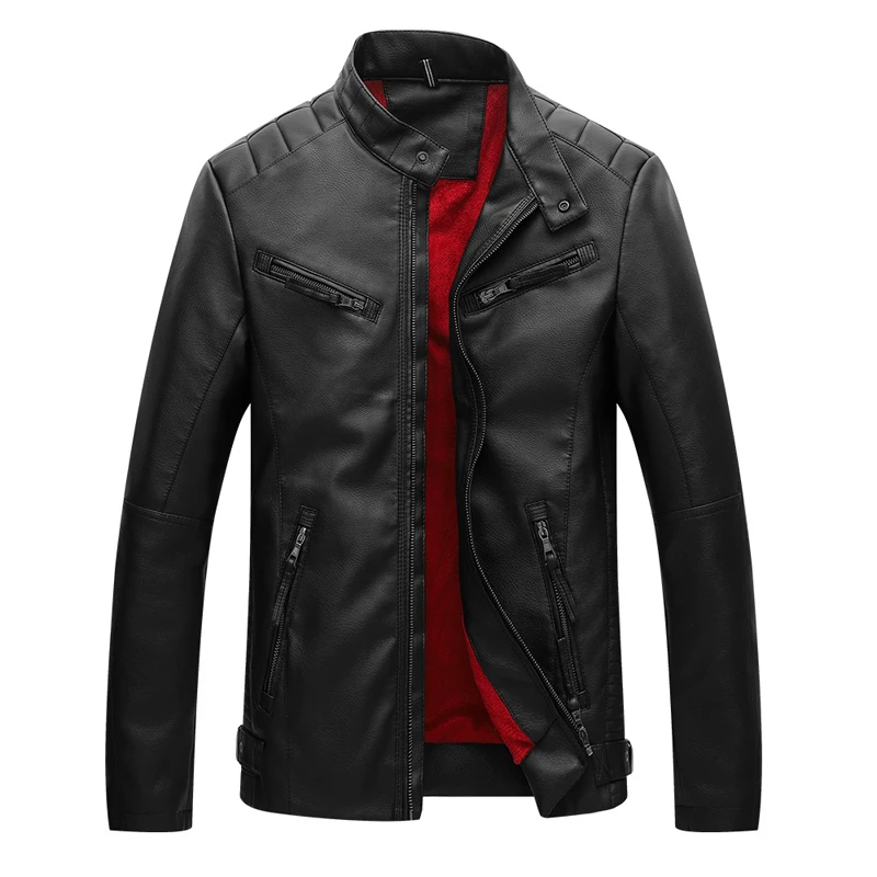 Faux Leather Jacket Men Fleece Keep Warm Winter Jacket Mens Leather Jacket And Coats Plus Size XXXL Bicker Moto Leather Jacket
Faux Leather Jacket Men Fleece Keep Warm Winter Jacket Mens Leather Jacket And Coats Plus Size XXXL Bicker Moto Leather Jacket