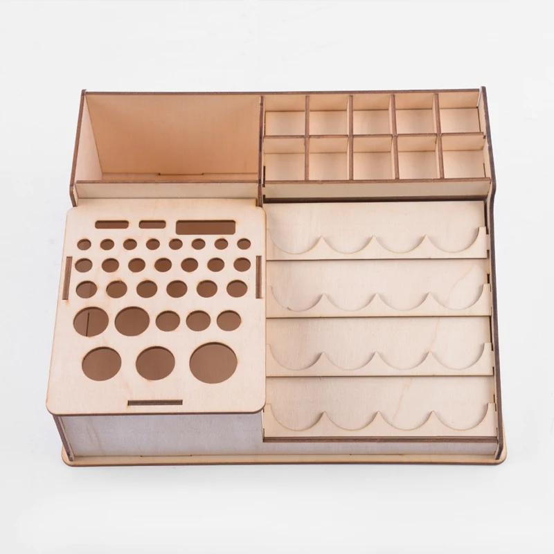 Pigment Paint Bottle Holder Wooden Storage Box Model Tool Shelf DIY Model Tool Rack Tool Storage Rack Box
Pigment Paint Bottle Holder Wooden Storage Box Model Tool Shelf DIY Model Tool Rack Tool Storage Rack Box