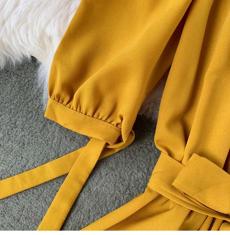 Spring Ladies Fashion 2021 New Lace Up Slash Neck Chiffon Beach Draw String High Waist Casual Solid Irregular Dress
Spring Ladies Fashion 2021 New Lace Up Slash Neck Chiffon Beach Draw String High Waist Casual Solid Irregular Dress