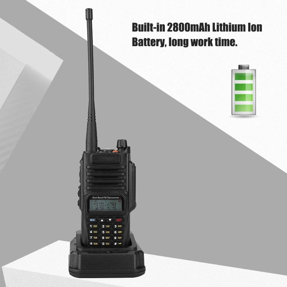 Рация высокой мощности с большим радиусом действия 2-полосная рация IP67