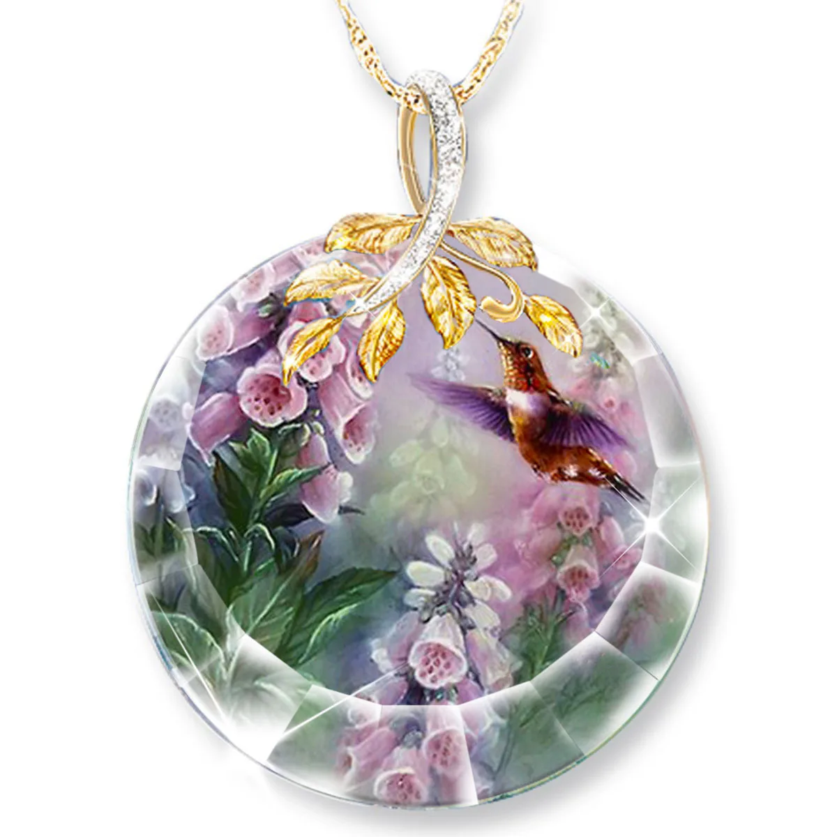 New Hot Creative Flower Bird Pendant Necklace for Women Girls Geometric Glass Crystal Necklace Charm Love Birthday Gifts 
New Hot Creative Flower Bird Pendant Necklace for Women Girls Geometric Glass Crystal Necklace Charm Love Birthday Gifts